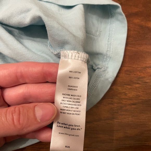 Life is Good Bouy Boys Crusher Tee Size L - Picture 3 of 4